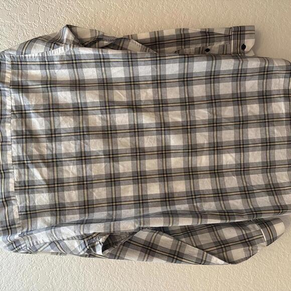 Men’s Jared Lang Button Down Plaid Shirt Size Medium - Picture 3 of 6